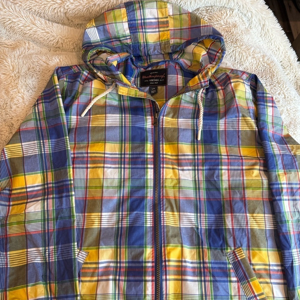 Weatherproof Vintage Multicolor Plaid Jacket